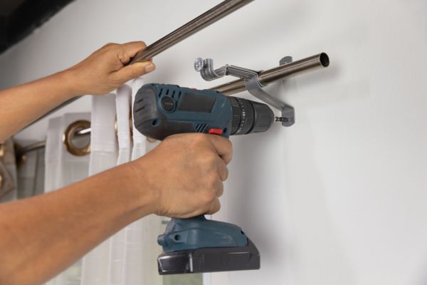 Drapery Pole Installation